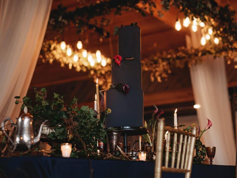 A Rustic, Classy Winter Wedding at C&C by the Lake