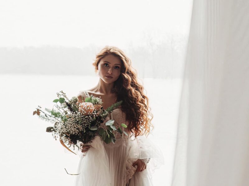 A Rustic, Classy Winter Wedding at C&C by the Lake