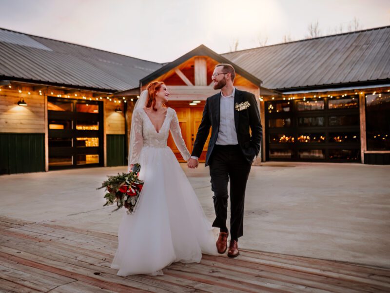 Romantic Winter Wedding Venue in Central Arkansas