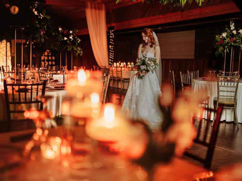 Romantic Winter Wedding Venue in Central Arkansas