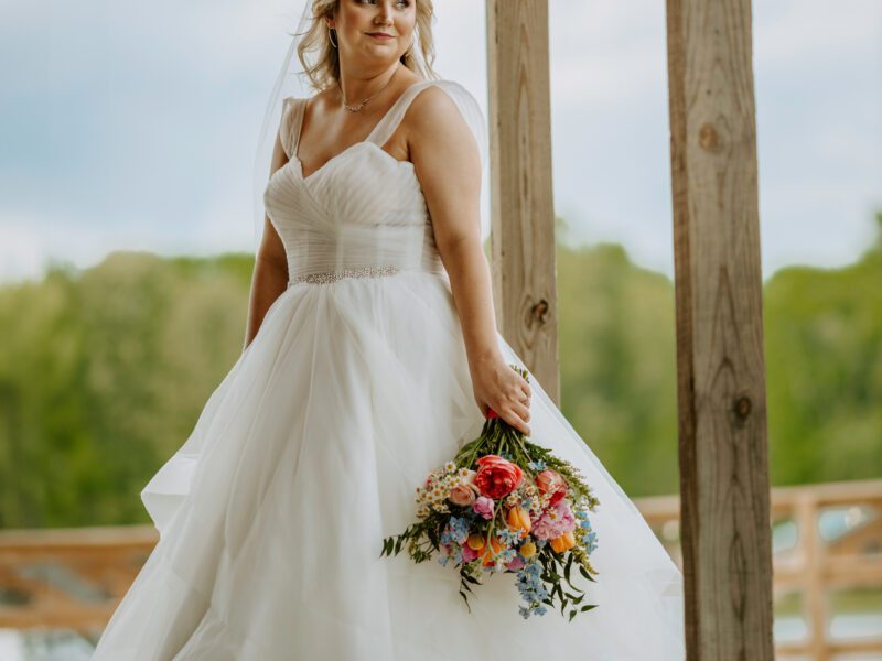 Lauren and Lucas’ Cheery Spring Wedding at C&C by the Lake in Central Arkansas