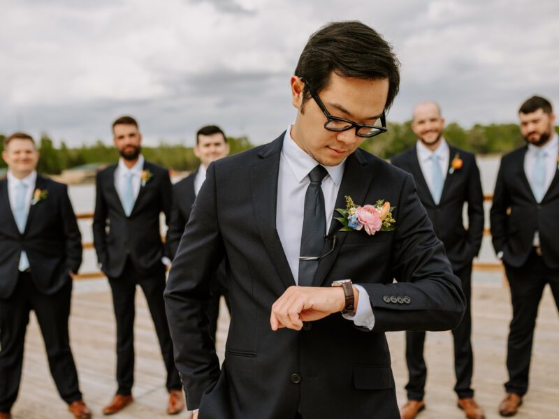 Lauren and Lucas’ Cheery Spring Wedding at C&C by the Lake in Central Arkansas