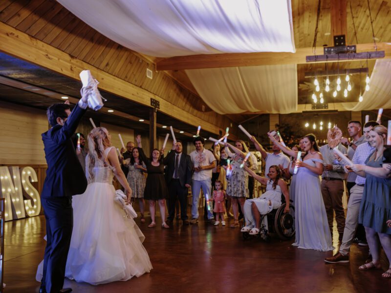 Lauren and Lucas’ Cheery Spring Wedding at C&C by the Lake in Central Arkansas